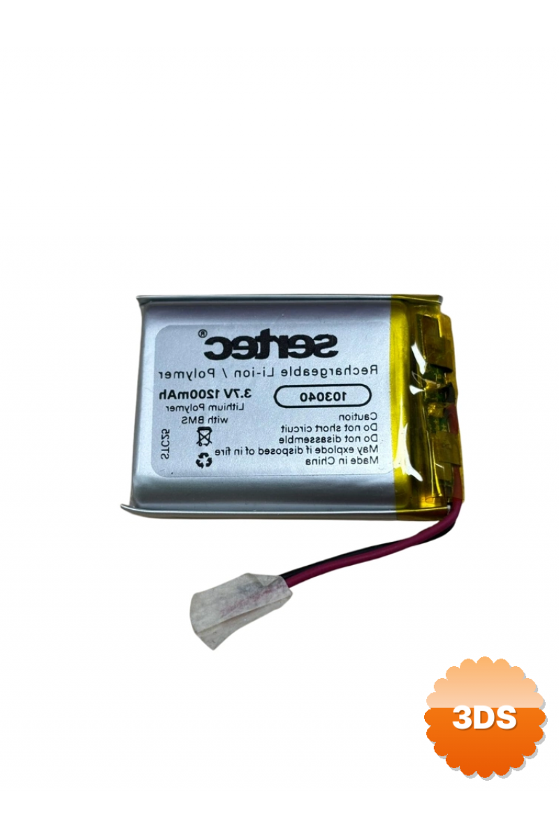 Sertec 103040 3.7v 1200mah Li - polymer Pil (devreli/1.5a)