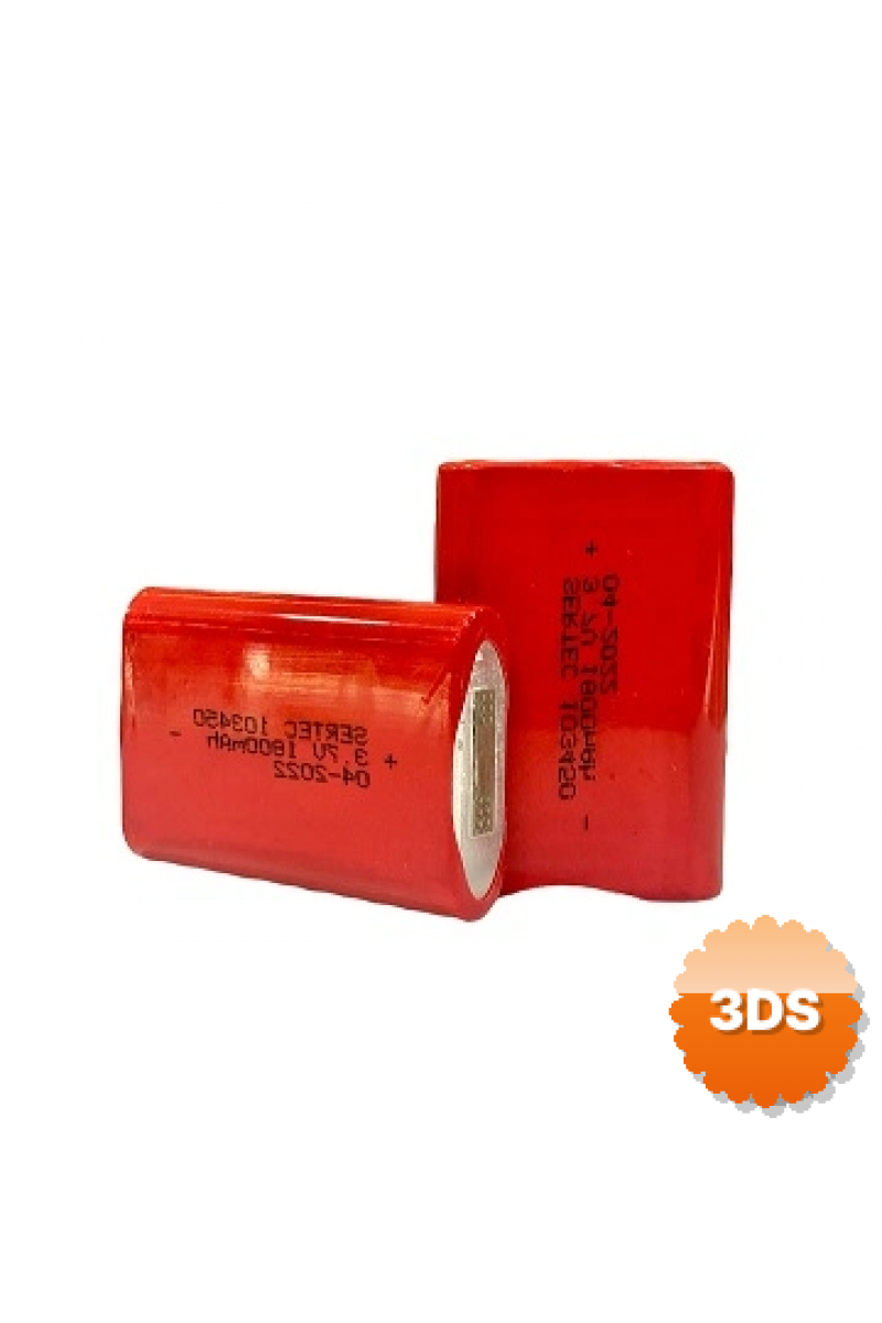 Sertec 103450 Li - ion 3.7v 1800mah Prizmatik Şarjlı Pil