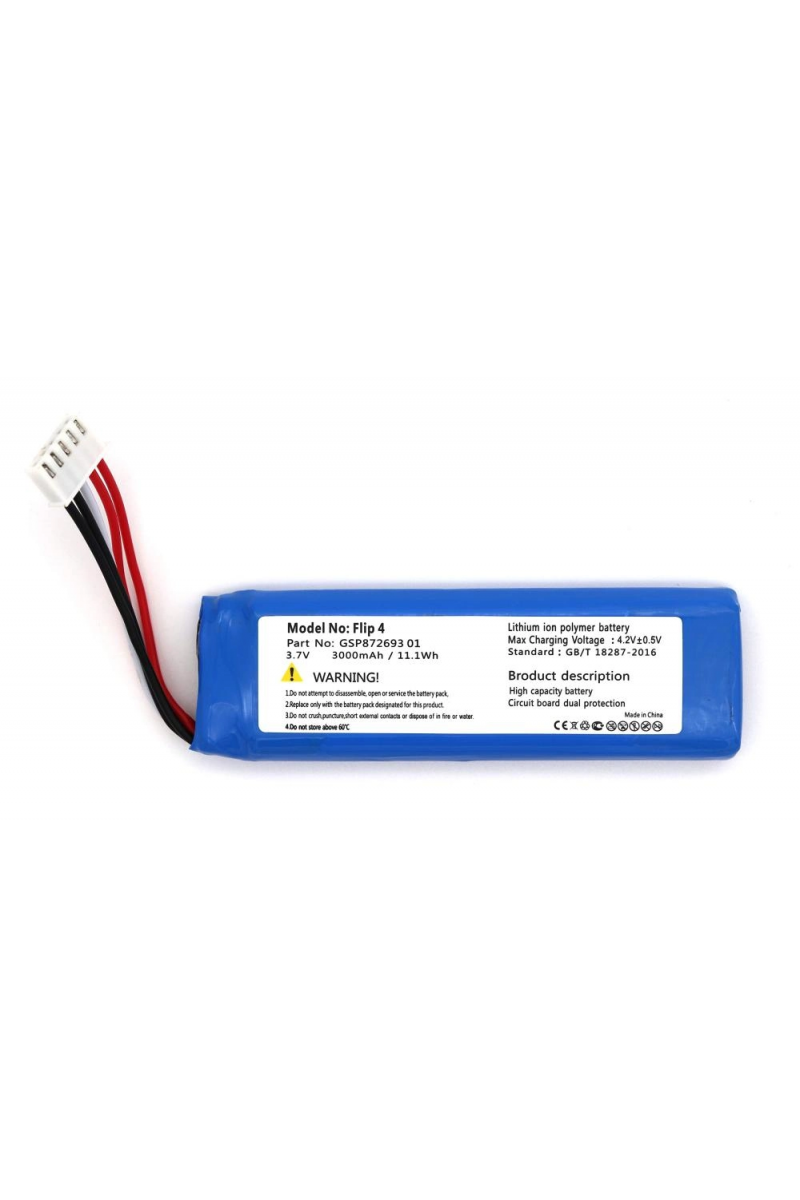 Sertec Jbl Flip 4 Uyumlu 3.7v 3000 Mah Soketli Batarya