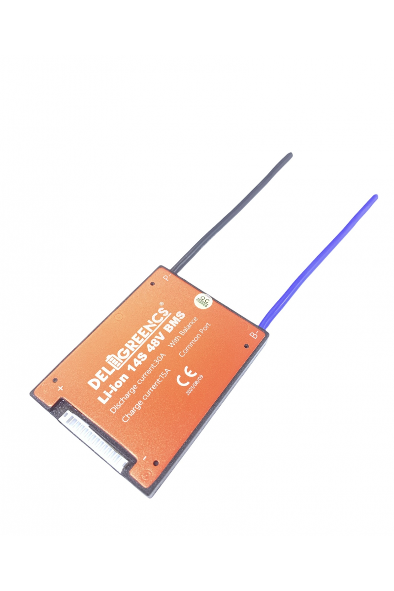 Deligreencs - 14s 30a Lı - ıon Bms Kartı Sensörlü Ortak Port