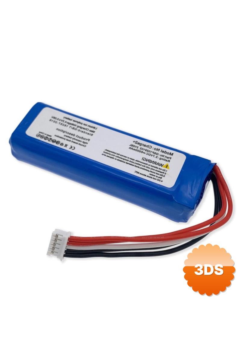 Sertec Jbl Charge 2 / 2+ Uyumlu 3.7v 6000 Mah Soketli Batarya