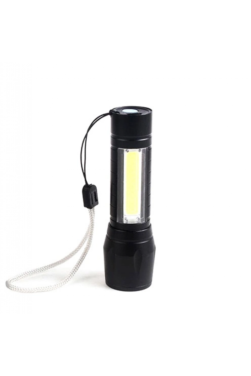 Cep Feneri Mini Çok Güçlü Şarjli El Feneri Led Fener ( Xpe + Cob Led )