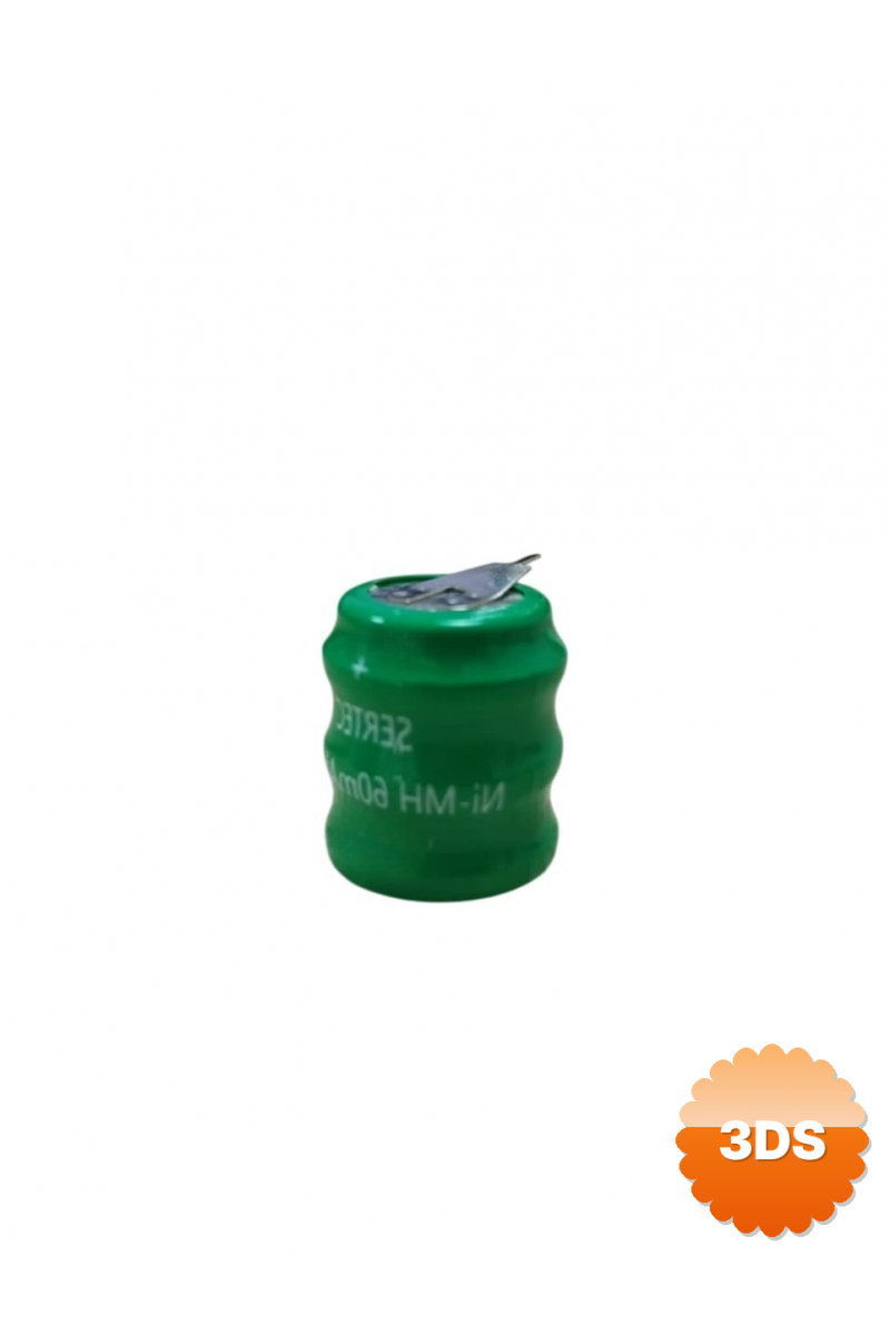 Sertec - 3.6v 3s1p 60 Mah 2 Pin Nı - mh Buton Pil