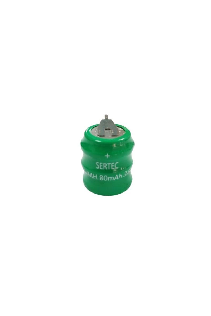 Sertec - 3.6v 3s1p 80 Mah 2 Pin Nı - mh Buton Pil