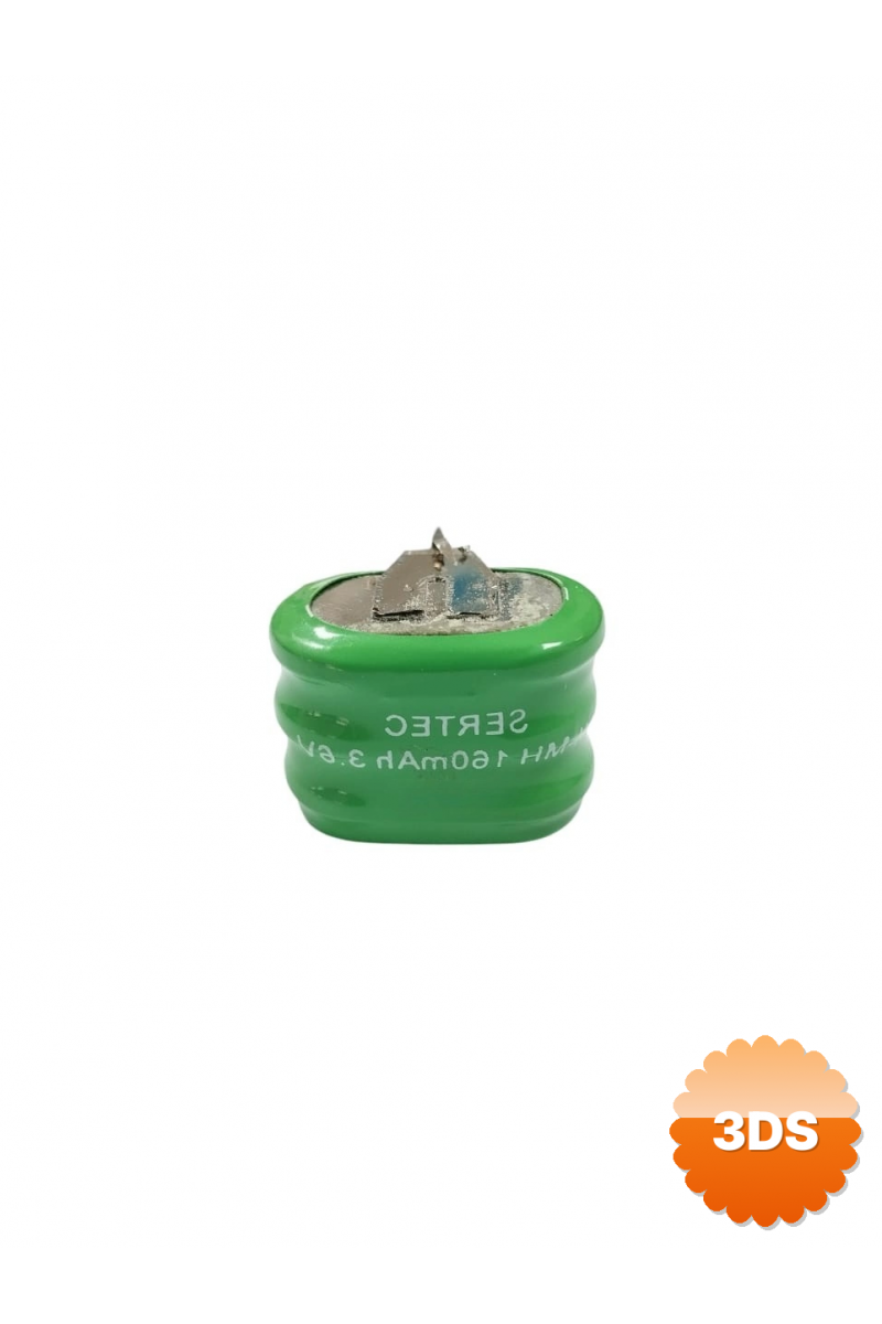 Sertec - 3.6v 3s1p 160 Mah 2 Pin Nı - mh Buton Pil