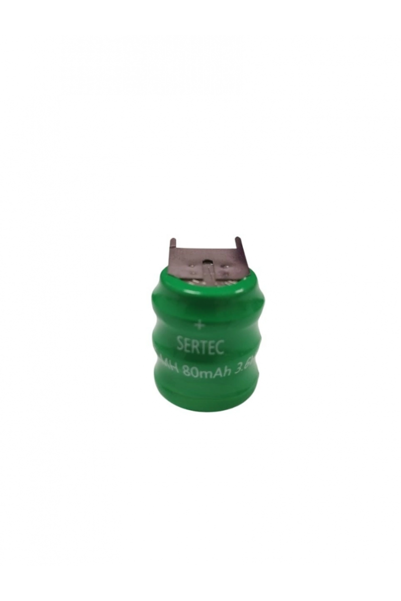 Sertec - 3.6v 3s1p 80 Mah 3 Pin Nı - mh Buton Pil