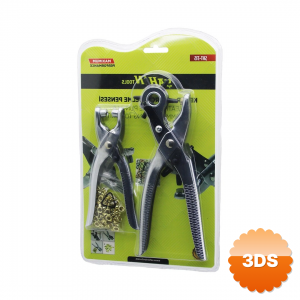 2li Set 6 Dişli Metal Kemer Delme Pensesi Perçin Pensesi Gold Perçin