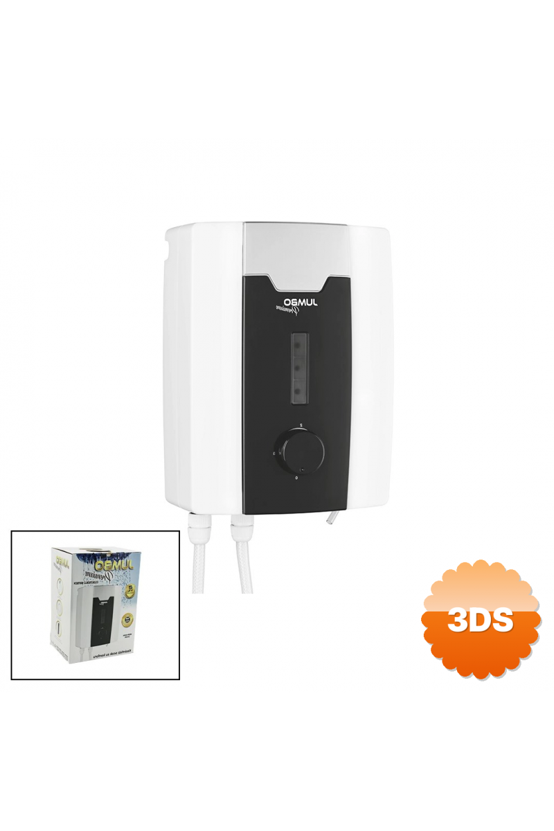 Jumbo Premium Beyaz Ani Su Isıtıcı Elektrikli Şofben Duş 7 Emniyet Termostat 3 Kademeli 8000w