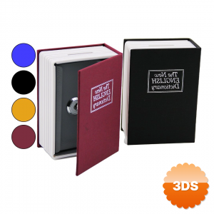 Kumbara Homesafe Booksafe Büyük 180x115x55mm Kitap Modeli Kilitli Kasa Kumbara