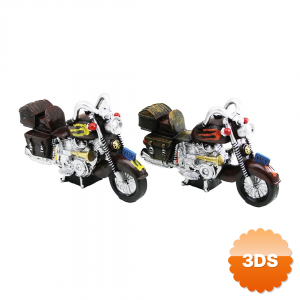 Kumbara Motorsiklet Vintage Dekoratif Biblo Kumbara Renkli 25cm Reçine