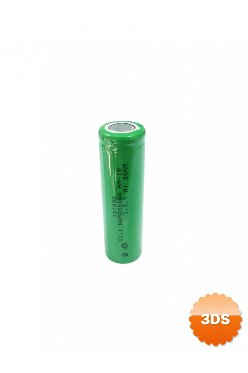 Sertec - 1.2v 1600 Mah - Aa - Ni - mh Şarjlı Pil - (başsız / Flat Head)