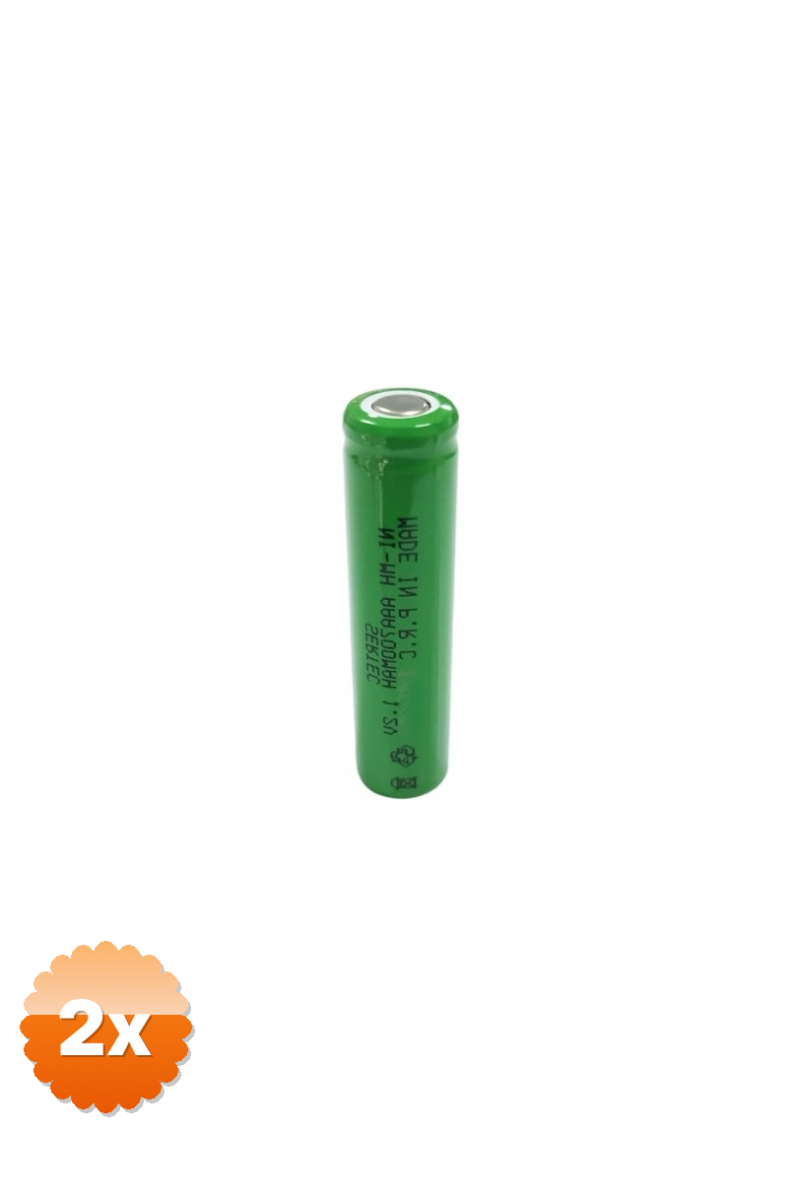 Sertec - 1.2v 700 Mah - Aaa - Ni - mh Şarjlı Pil - (başsız / Flat Head)