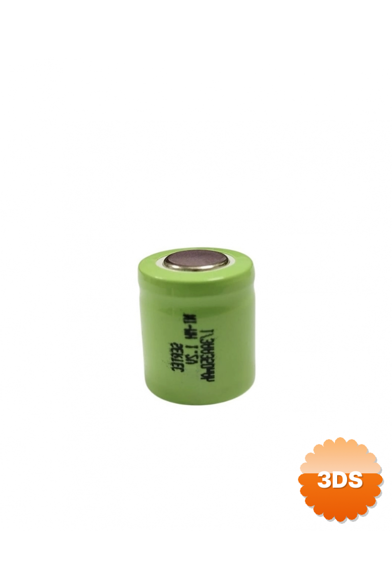 Sertec - 1.2v 350 Mah - 1/3aa - Ni - mh Şarjlı Pil - (başsız / Flat Head)
