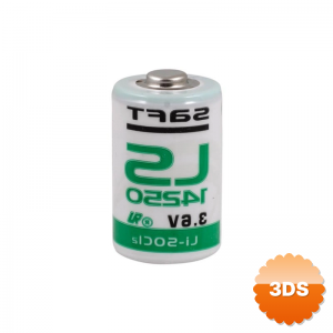 Saft Ls 14250 3.6v 1/2 Aa Size Lithium Pil (li - socı2)