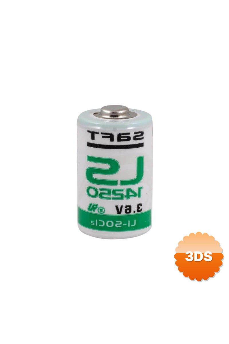 Saft Ls 14250 3.6v 1/2 Aa Size Lithium Pil (li - socı2)