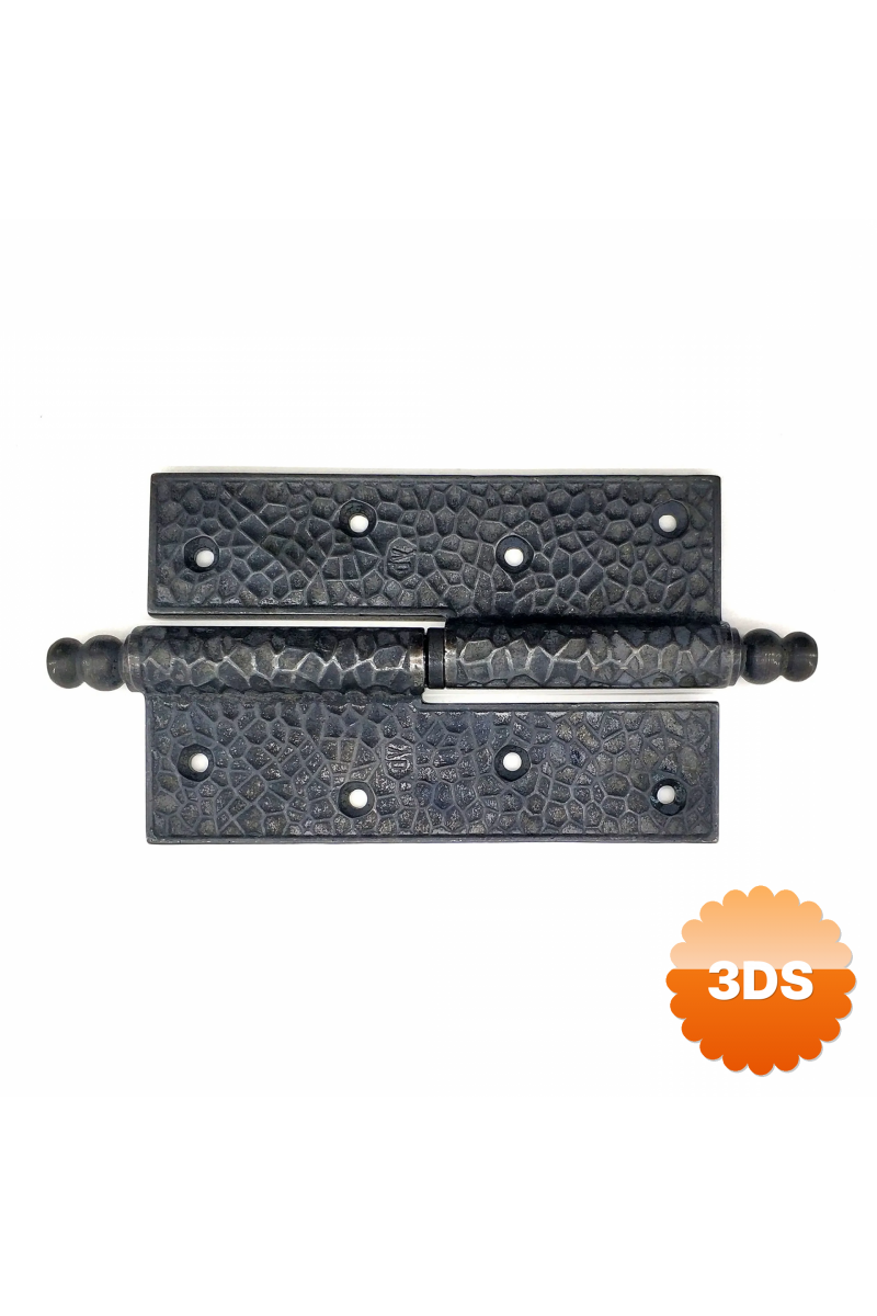 Antika Tarz Dekoratif Pirinç Lüks Okka Menteşe - 15cm, Oksit