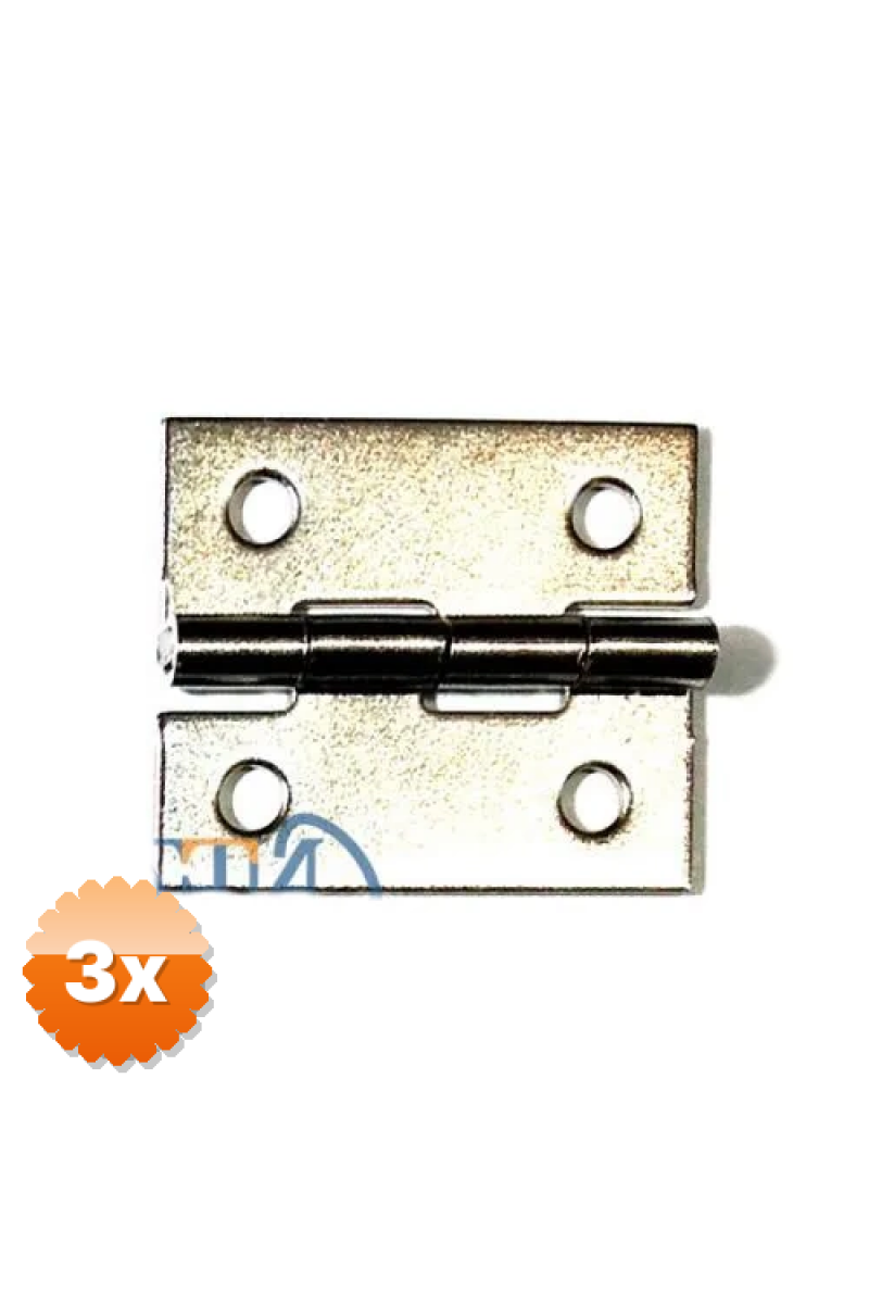 Tavla Menteşesi 3cm, No:1/4 - Nikel, 1 Adet