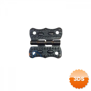 Papatya Menteşe - Küçük 20x20 Mm, Antik, 1 Adet
