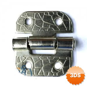 Stoplu Menteşe - 30x33mm, Nikel, 100 Adet