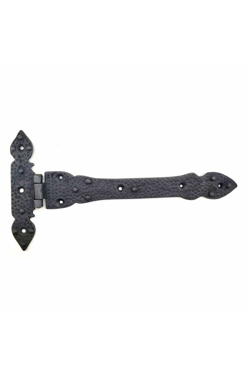 Antika Tarz Dekoratif Pirinç Kuyruklu Lale Menteşe - 147x193 Mm, Oksit