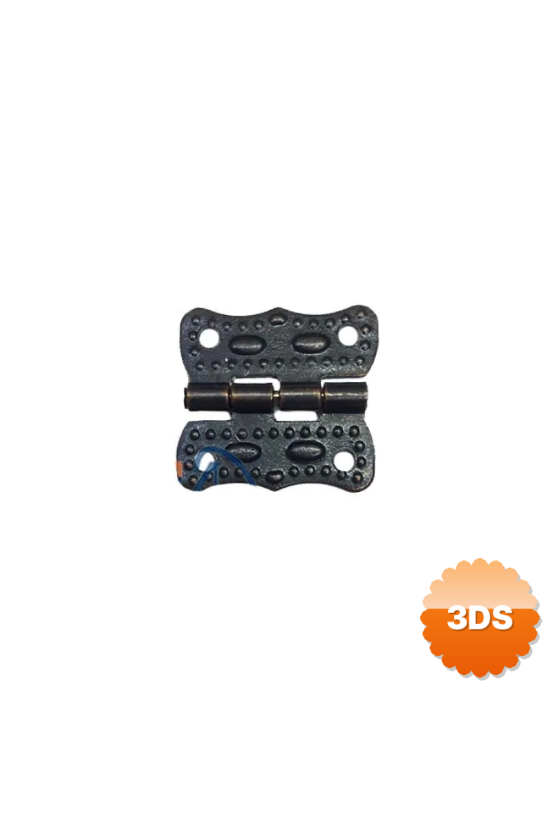 Papatya Menteşe - Küçük 20x20 Mm, Antik, 100 Adet
