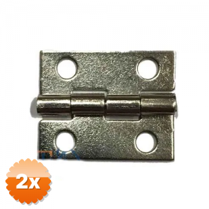 2 Adet Tavla Menteşesi No:3/4 - 20mm, Nikel