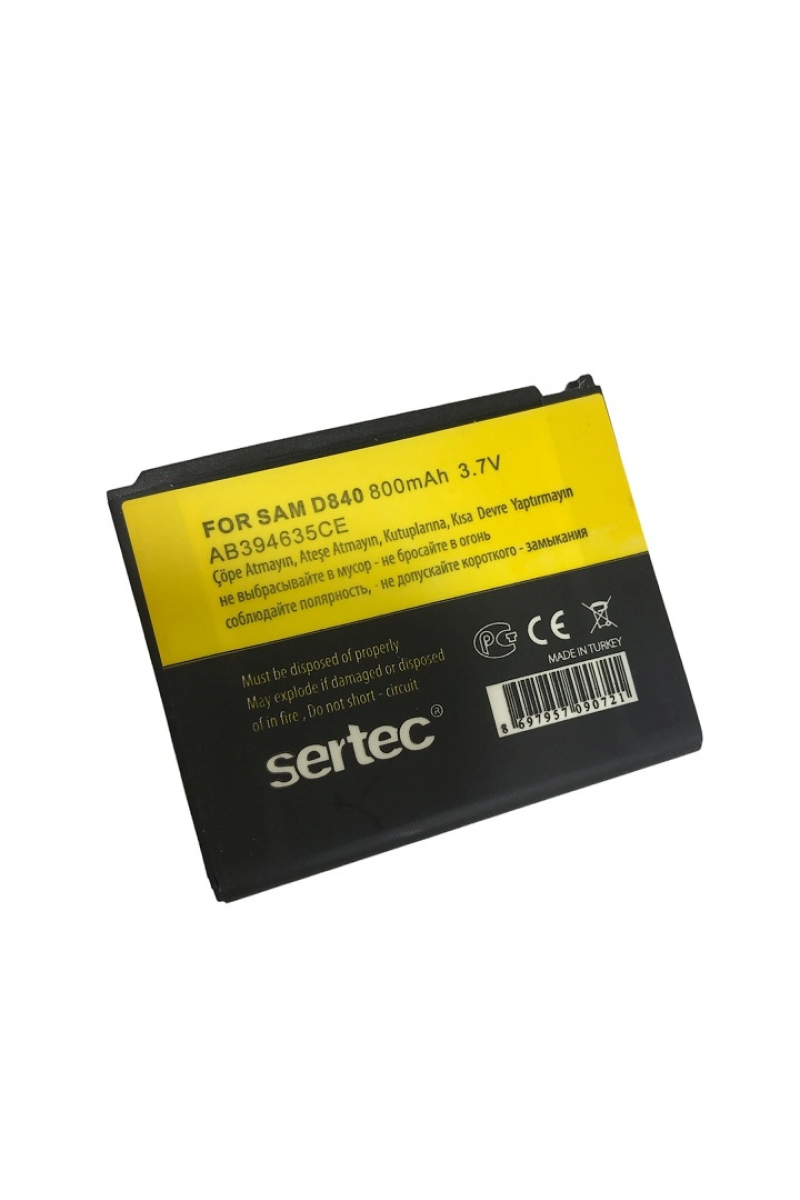 Sertec - Samsung D848/d840 Uyumlu Batarya
