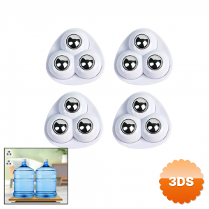 4pcs 3 Bilya Tekerlekli Mobilya Eşya Taşıma Aparatı 360°