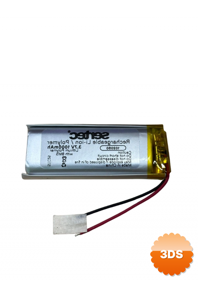 Sertec 102050 3.7v 1000mah Li - polymer Pil (devreli/1.5a)