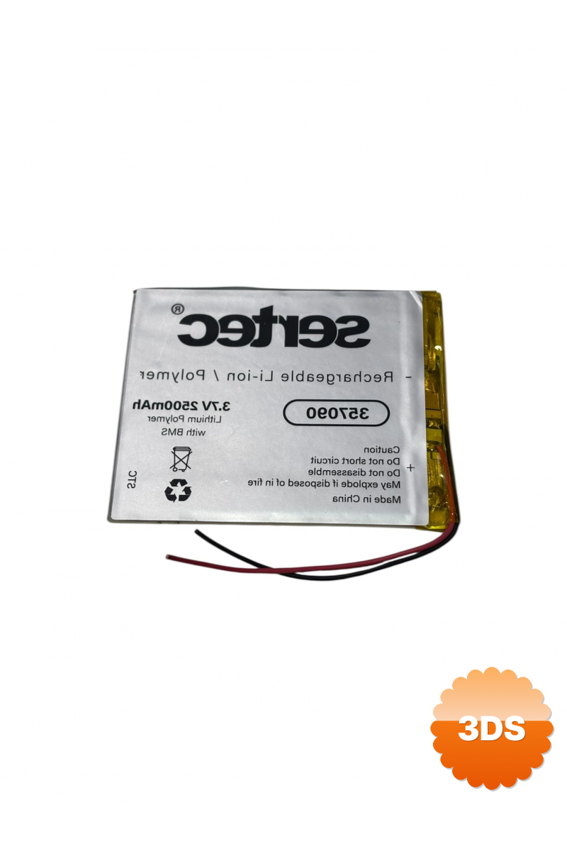 Sertec 357090 3.7v 2500 Mah Li - polymer Pil (devreli/1.5a)