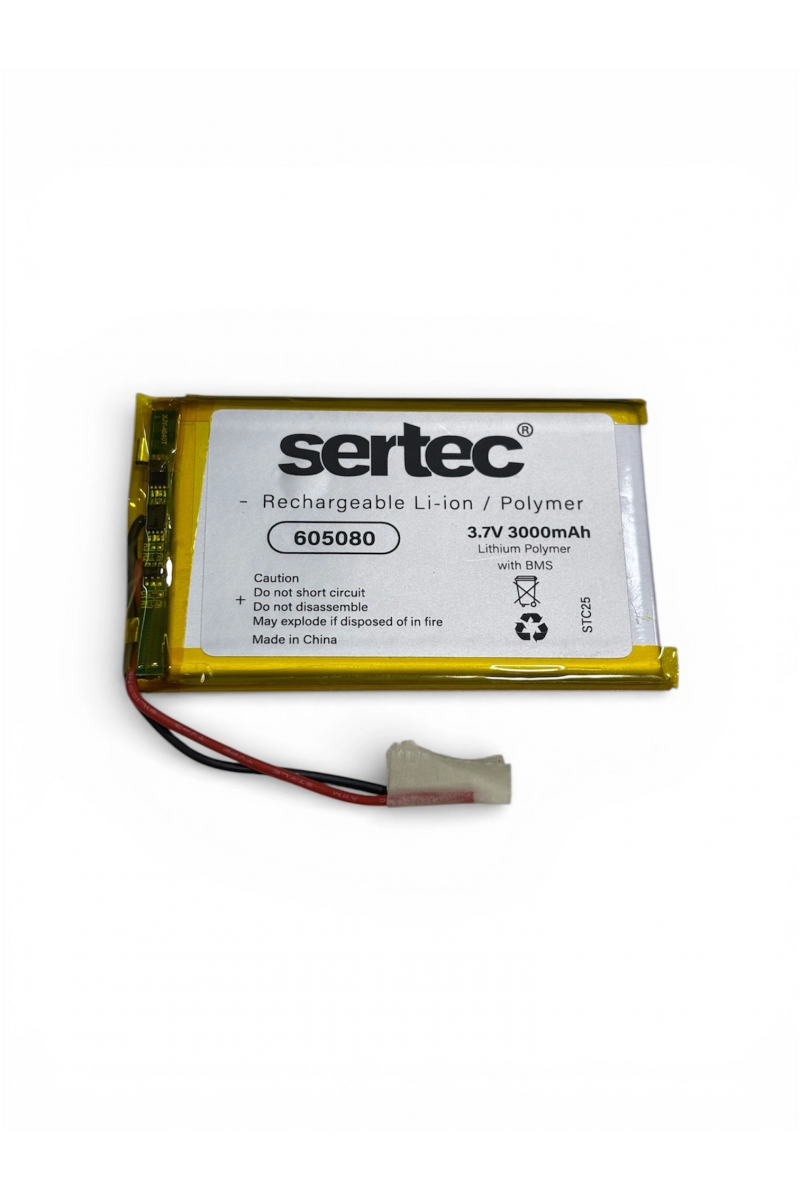 Sertec 605080 3.7v 3000 Mah Li - polymer Pil (devreli/1.5a)