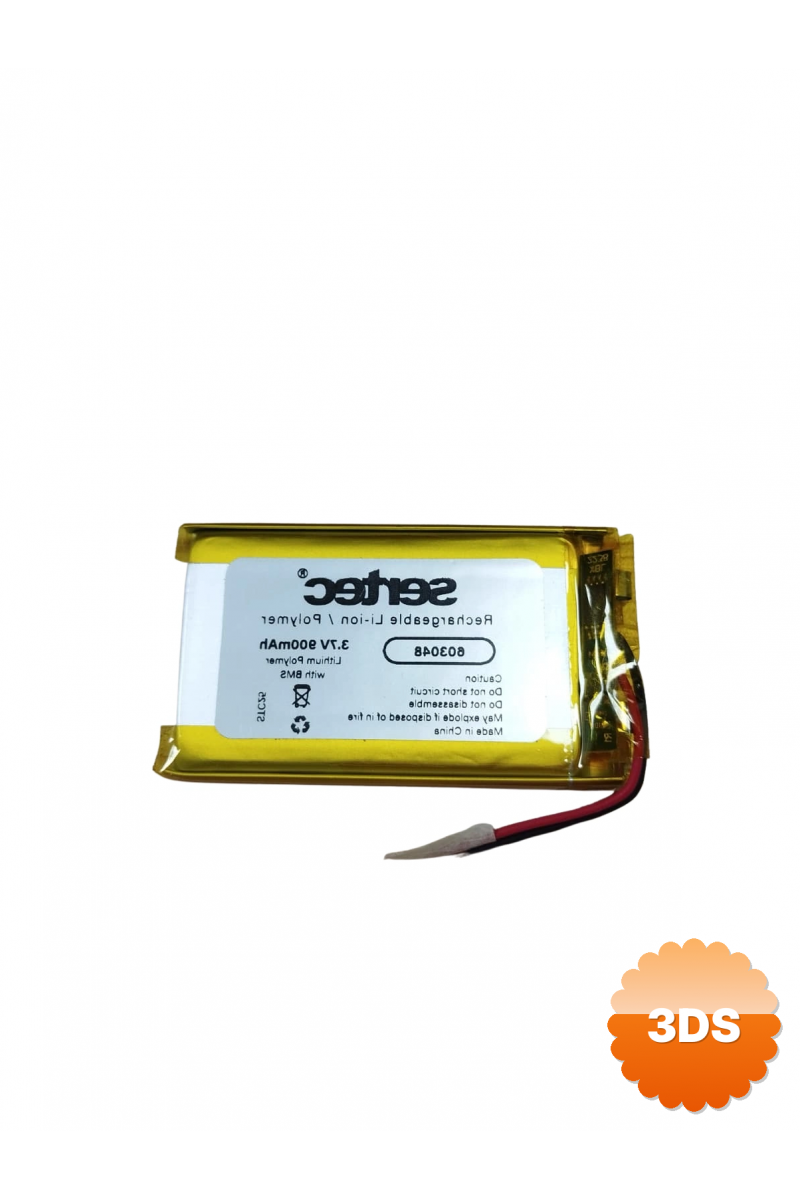 Sertec 603048 3.7v 900 Mah Li - polymer Pil (devreli/1.5a)