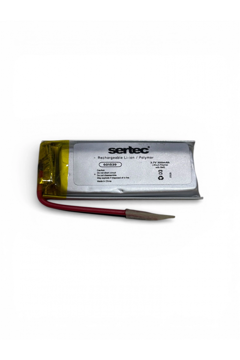 Sertec 601539 3.7v 300 Mah Li - polymer Pil (devreli/1.5a)