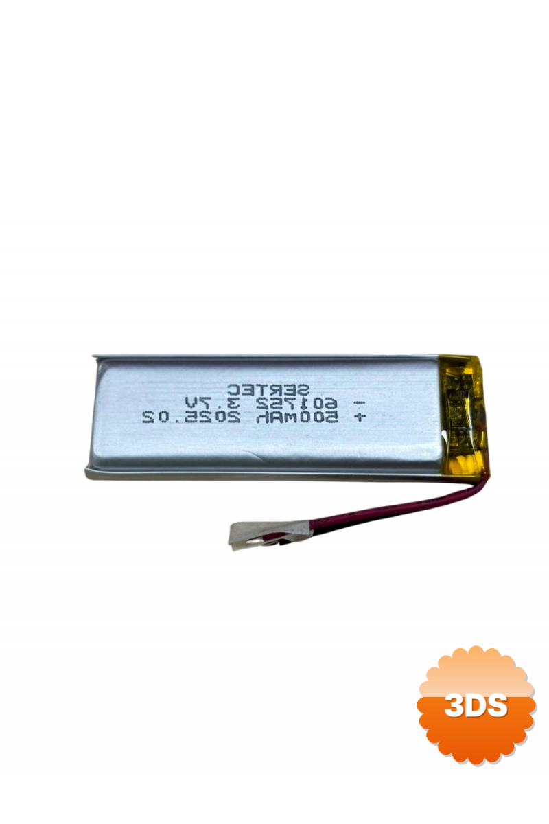 Sertec 601752 3.7v 500 Mah Li - polymer Pil (devreli/1.5a)