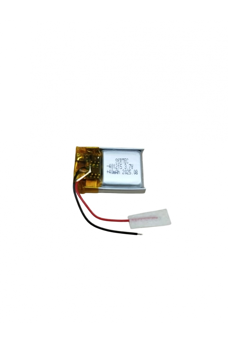 Sertec 401215 3.7v 40 Mah Li - polymer Pil (devreli/1.5a)
