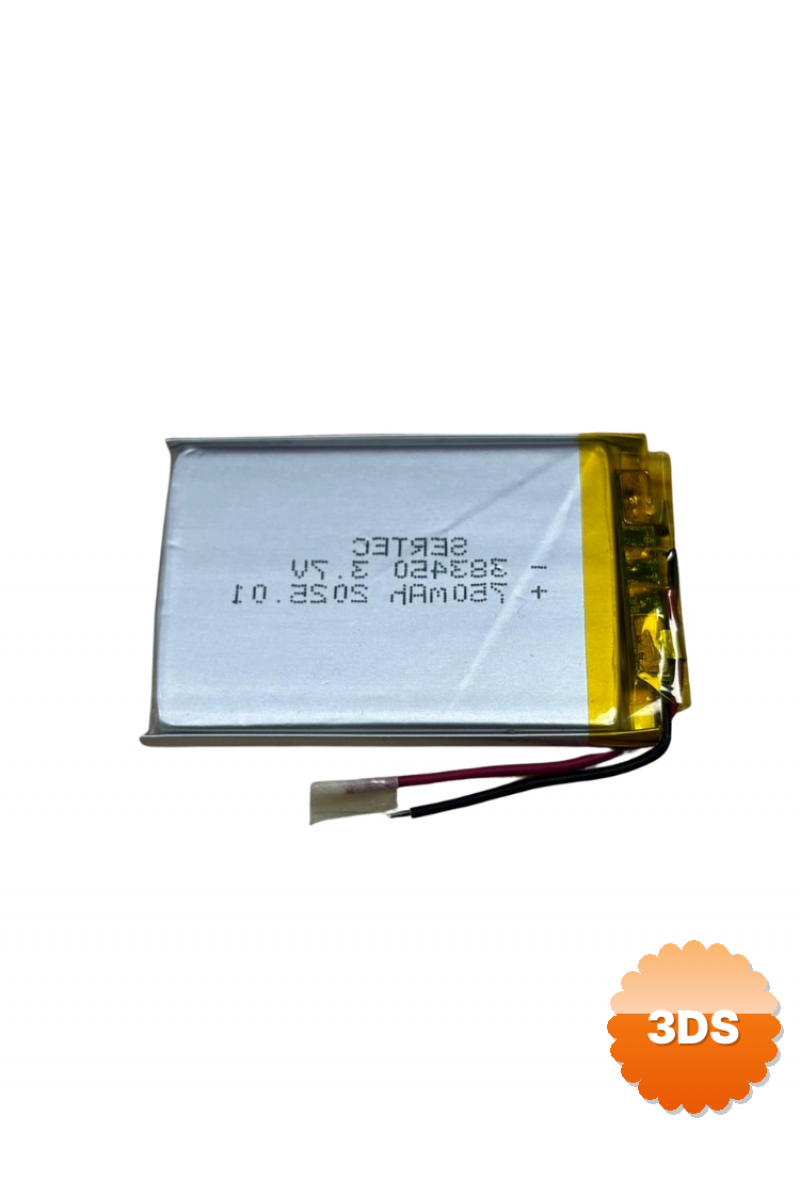 Sertec 383450 3.7v 750 Mah Li - polymer Pil (devreli/1.5a)