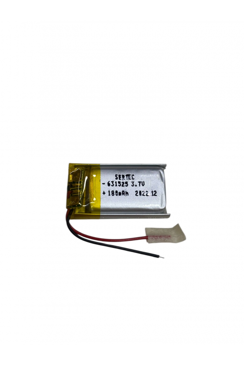 Sertec 631525 3.7v 180 Mah Li - polymer Pil (devreli/1.5a)