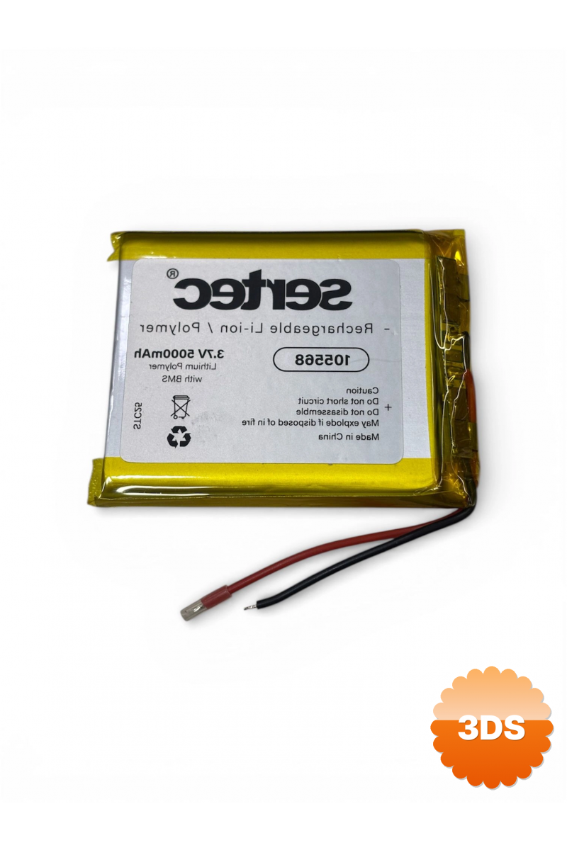 Sertec 105568 3.7v 5000 Mah Li - polymer Pil (devreli/1.5a)