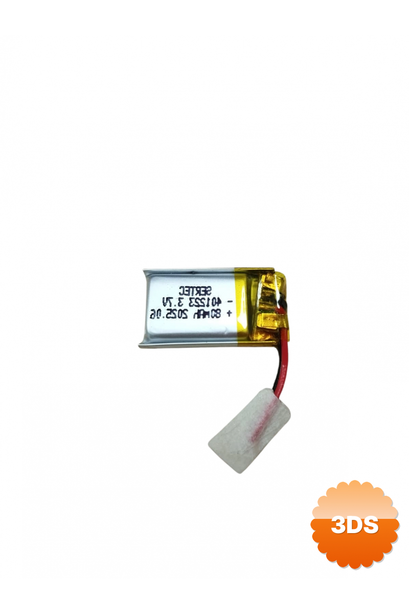 Sertec 401223 3.7v 80 Mah Li - polymer Pil (devreli/1.5a)