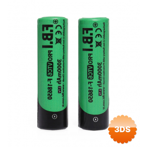 F.b.ı Vtc6 18650 3.7v 3000mah 30a Li - ion Şarjlı Pil + Pil Taşıma Kutusu 2'li Set
