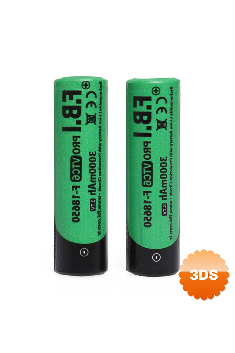 F.b.ı Vtc6 18650 3.7v 3000mah 30a Li - ion Şarjlı Pil + Pil Taşıma Kutusu 2li Set