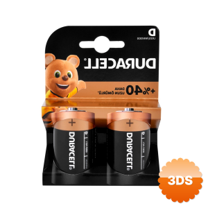 Duracell Alkalin Büyük Boy D Pil 2li