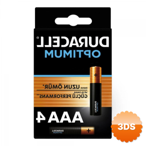 Duracell Optimum Alkalin Aaa İnce Kalem Pil 4'lü Paket