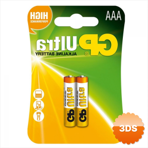 Gp Ultra Alkalin Aaa İnce Kalem Pil 2li