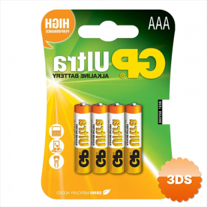 Gp Ultra Alkalin Aaa İnce Kalem Pil 4lü
