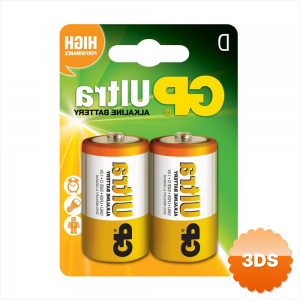 Gp Ultra Alkalin D Büyük Boy Pil 2li