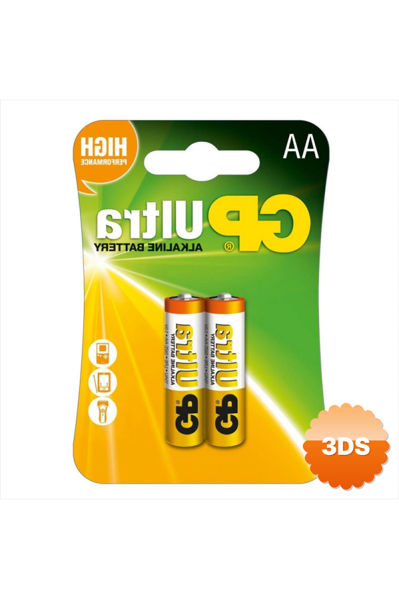 Gp Ultra Alkalin Aa Kalem Pil 2li