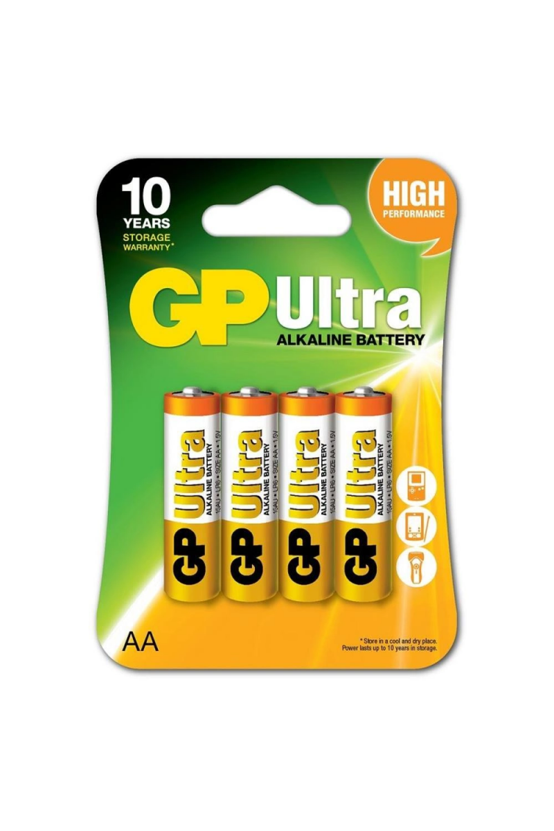 Gp Ultra Alkalin Aa Kalem Pil 4lü