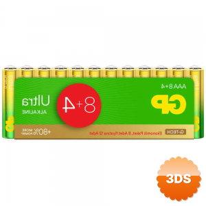 Gp Ultra Alkalin Aaa İnce Kalem Pil 12'li Paket