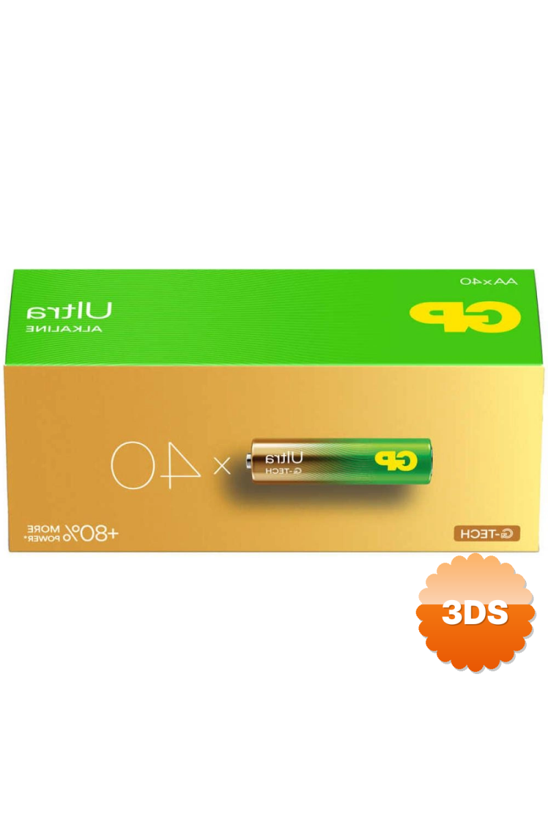 Gp Ultra Alkalin Aa Kalem Pil 40lı Paket